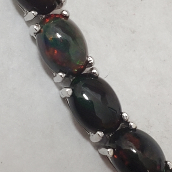 RUBY ON 925 SILVER BRACELET! - Picture 3 of 8